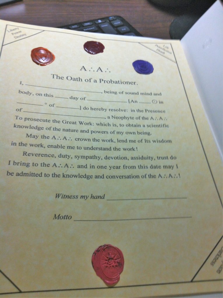 The Official Seals of the Officers of the A∴ A∴ Astrum Argenteum